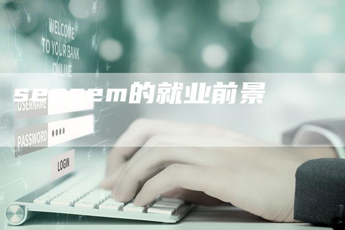 seosem的就业前景-夫唯发布外链网
