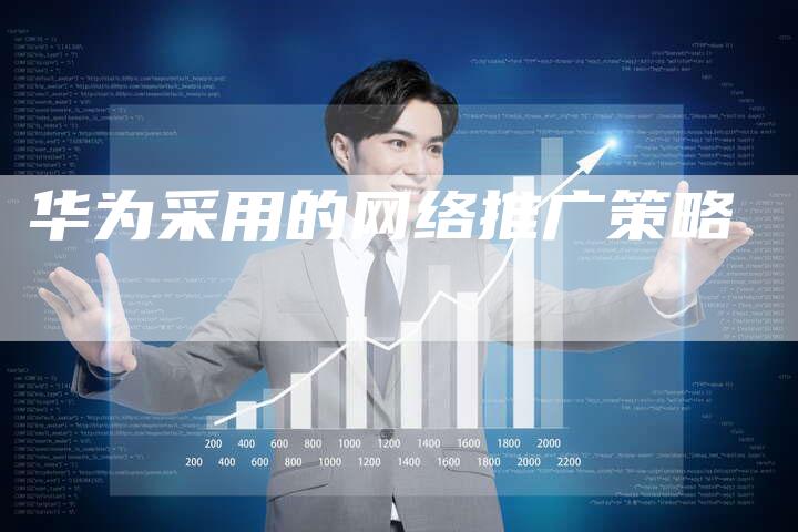 华为采用的网络推广策略