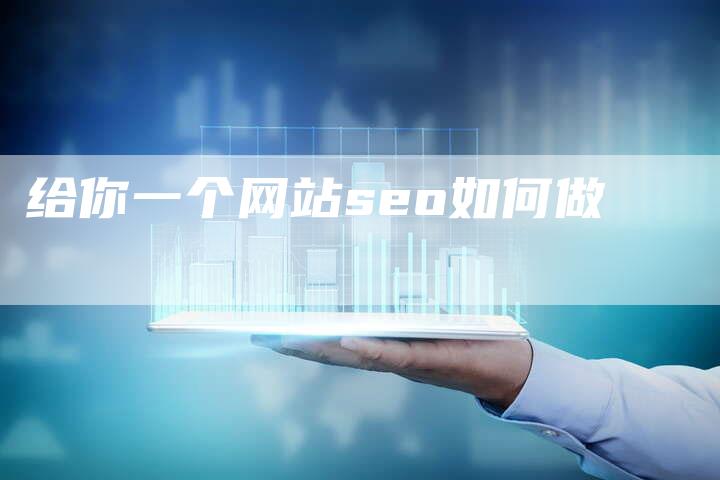 给你一个网站seo如何做-夫唯发布外链网