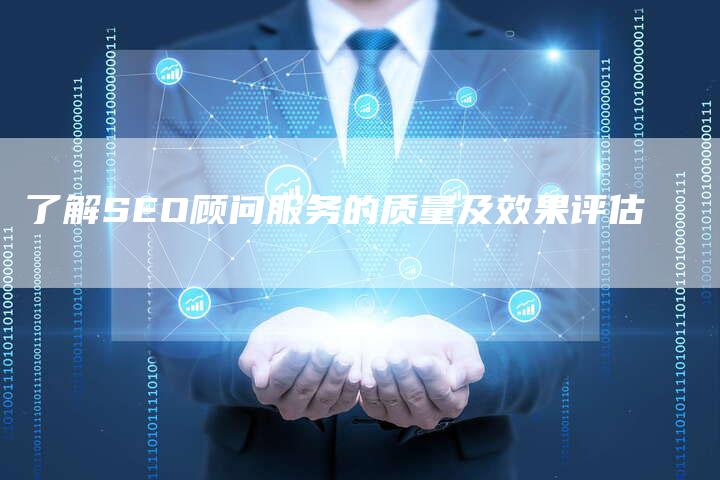 了解SEO顾问服务的质量及效果评估