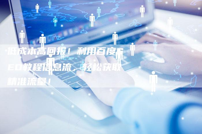 低成本高回报!利用百度SEO教程信息流,轻松获取精准流量!-夫唯发布外链网