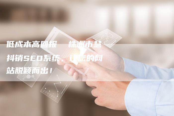 低成本高回报  株洲市慧抖销SEO系统，让您的网站脱颖而出！-夫唯发布外链网