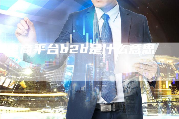 电商平台b2b是什么意思-夫唯发布外链网