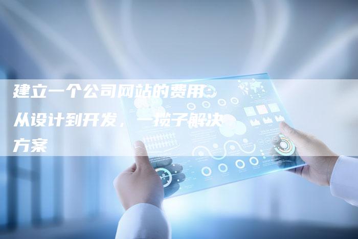 建立一个公司网站的费用：从设计到开发，一揽子解决方案-夫唯发布外链网