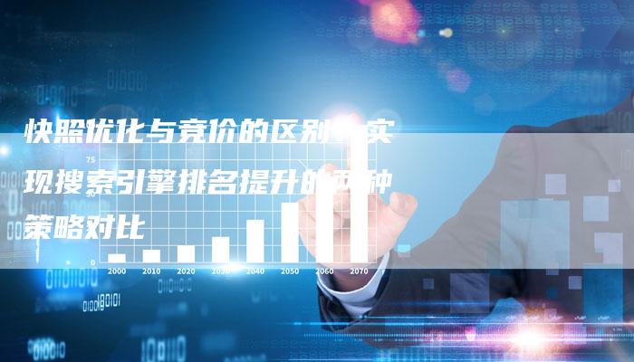 快照优化与竞价的区别：实现搜索引擎排名提升的两种策略对比