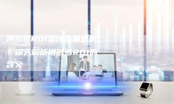 拼多多ROI是什么意思啊？深入解析拼多多ROI的含义-夫唯发布外链网