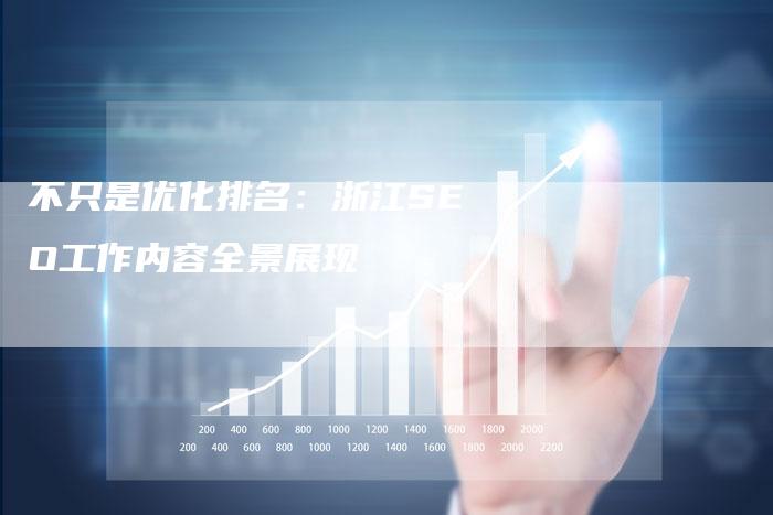 不只是优化排名：浙江SEO工作内容全景展现