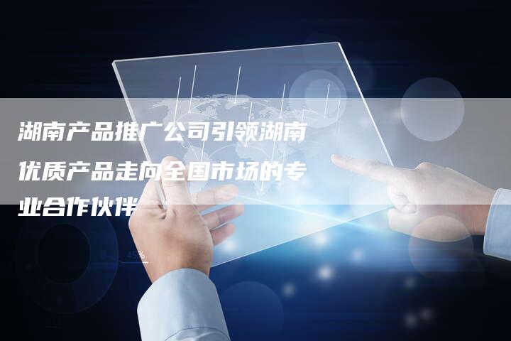 湖南产品推广公司引领湖南优质产品走向全国市场的专业合作伙伴