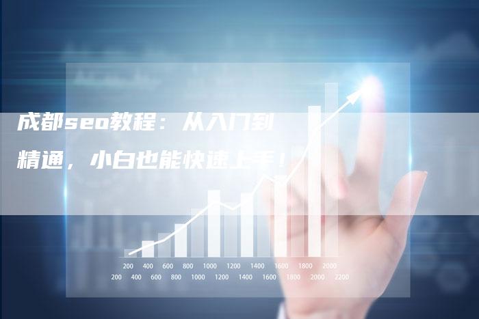 成都seo教程：从入门到精通，小白也能快速上手！-夫唯发布外链网