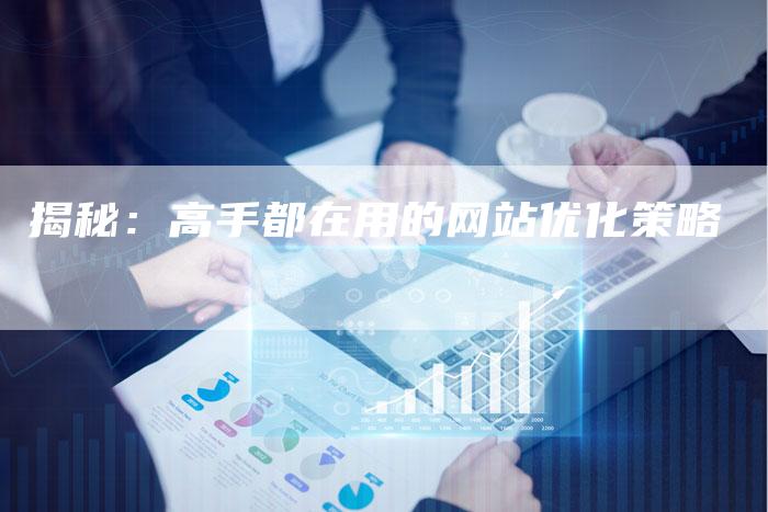揭秘：高手都在用的网站优化策略-夫唯发布外链网