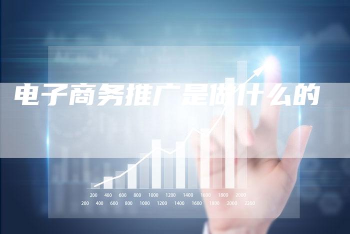 电子商务推广是做什么的-夫唯发布外链网